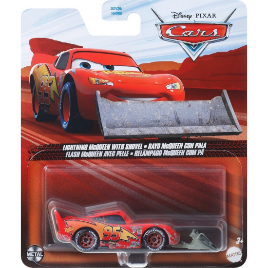 MATTEL DISNEY PIXAR CARS DIECAST LIGHTNING MCQUEEN WITH SHOVEL DXV29 / HHV86 / FNV21 MATTEL DISNEY PIXAR CARS DIECAST LIGHTNING MCQUEEN WITH SHOVEL DXV29 / HHV86 / FNV21