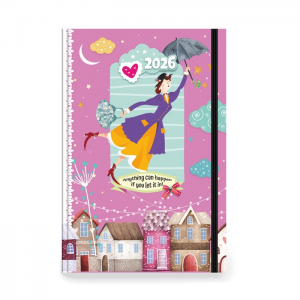 ΤΡΙΠΕΡΙΝΑΣ ΗΜΕΡΟΛΟΓΙΟ ΗΜΕΡΗΣΙΟ ΜΕ ΛΑΣΤΙΧΟ 2026 MARY POPPINS 12Χ17 355567