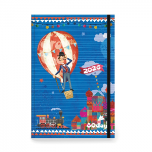 ΤΡΙΠΕΡΙΝΑΣ ΗΜΕΡΟΛΟΓΙΟ ΗΜΕΡΗΣΙΟ ΜΕ ΛΑΣΤΙΧΟ 2026 PHILEAS FOGG12Χ17 355567