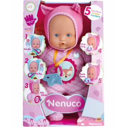 GIOCHI PREZIOSI NENUCO SOFT DOLL ΜΕ 5 ΛΕΙΤΟΥΡΓΙΕΣ 700014781.