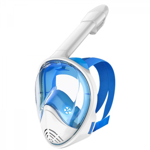 ΜΑΣΚΑ FULL FACE ΜΕ ΑΝΑΠΝΕΥΣΤΗΡΑ ΕΦΗΒΙΚΗ S/M ΑΣΠΡΗ ΓΑΛΑΖΙΟ 42-2246