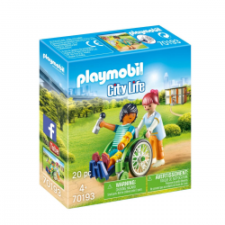 PLAYMOBIL CITY LIFE - ΑΣΘΕΝΗΣ ΜΕ ΚΑΡΟΤΣΑΚΙ 70193 PLAYMOBIL CITY LIFE - ΑΣΘΕΝΗΣ ΜΕ ΚΑΡΟΤΣΑΚΙ 70193