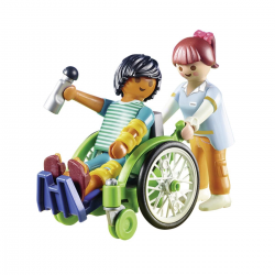 PLAYMOBIL CITY LIFE - ΑΣΘΕΝΗΣ ΜΕ ΚΑΡΟΤΣΑΚΙ 70193 PLAYMOBIL CITY LIFE - ΑΣΘΕΝΗΣ ΜΕ ΚΑΡΟΤΣΑΚΙ 70193