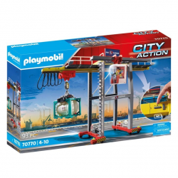 PLAYMOBIL CITY ACTION - ΓΕΡΑΝΟΓΕΦΥΡΑ ΦΟΡΤΟΕΚΦΟΡΤΩΣΗΣ CONTAINER 70770