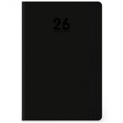 ΤΡΙΠΕΡΙΝΑΣ ΗΜΕΡΟΛΟΓΙΟ ΗΜΕΡΗΣΙΟ RODONIT ΜΕ ΛΑΣΤΙΧΟ 2026 14Χ21 ΜΑΥΡΟ 448377