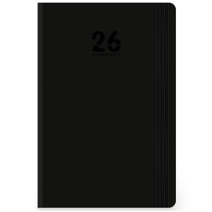 ΤΡΙΠΕΡΙΝΑΣ ΗΜΕΡΟΛΟΓΙΟ ΗΜΕΡΗΣΙΟ RODONIT ΜΕ ΛΑΣΤΙΧΟ 2026 14Χ21 ΜΑΥΡΟ 448377