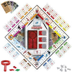 HASBRO ΕΠΙΤΡΑΠΕΖΙΟ ΠΑΙΧΝΙΔΙ MONOPOLY CROOKED CASH - ΒΡΕΣ ΤΑ ΠΛΑΣΤΑ F2674