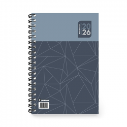 ΤΡΙΠΕΡΙΝΑΣ ΗΜΕΡΟΛΟΓΙΟ ΕΒΔΟΜΑΔΙΑΙΟ ΣΠΙΡΑΛ ΜΠΛΕ 17Χ25 2 ΕΤΩΝ 2026-2027 015231