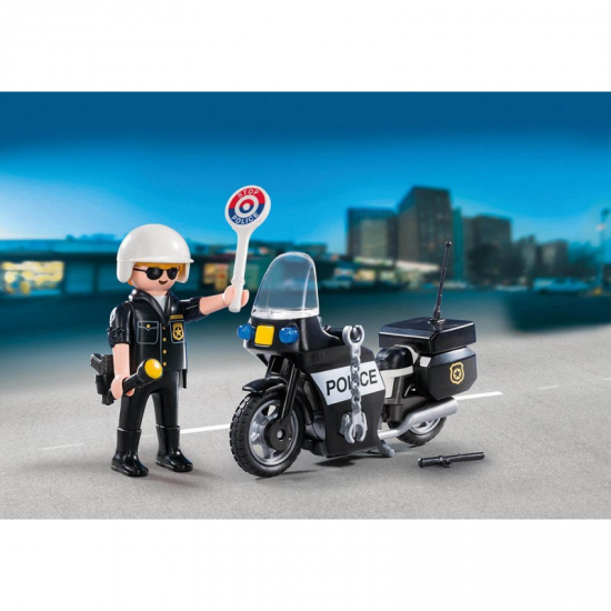 PLAYMOBIL CITY ACTION - ΒΑΛΙΤΣΑΚΙ ΑΣΤΥΝΟΜΟΣ ΜΕ ΜΟΤΟΣΙΚΛΕΤΑ 5648