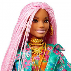 MATTEL BARBIE EXTRA - PINK BRAIDS GXF09