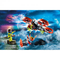 PLAYMOBIL CITY ACTION - ΕΠΙΧΕΙΡΗΣΗ ΔΙΑΣΩΣΗΣ ΔΥΤΗ ΜΕ DRONE 70143