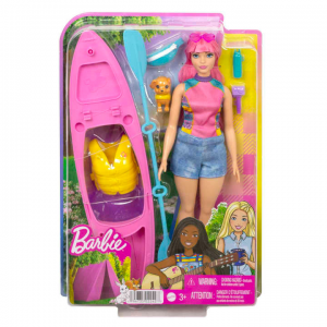 MATTEL BARBIE CAMPING DAISY ΚΟΥΚΛΑ ΜΕ ΚΑΝΟ HDF75
