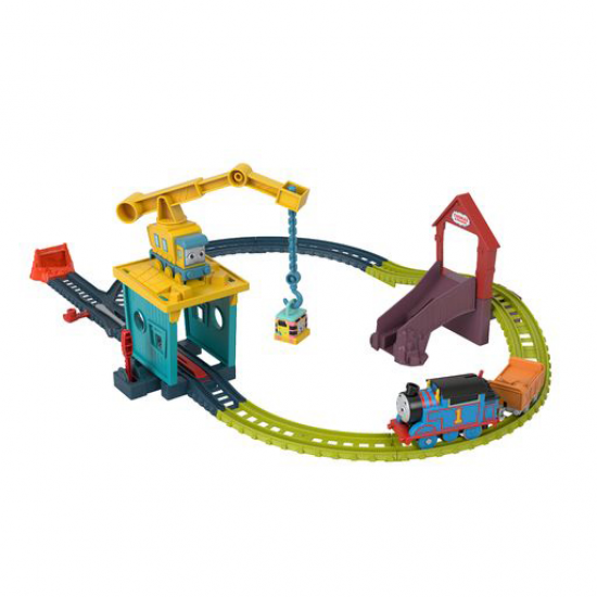 FISHER PRICE THOMAS - ΠΙΣΤΑ ΚΑΙ ΣΤΑΘΜΟΣ ΕΠΙΣΚΕΥΩΝ ΜΕ ΤΗΝ ΚΑΡΛΙ ΚΑΙ ΤΗ ΣΑΝΤΙ HDY58