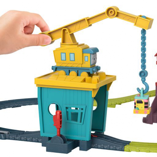 FISHER PRICE THOMAS - ΠΙΣΤΑ ΚΑΙ ΣΤΑΘΜΟΣ ΕΠΙΣΚΕΥΩΝ ΜΕ ΤΗΝ ΚΑΡΛΙ ΚΑΙ ΤΗ ΣΑΝΤΙ HDY58