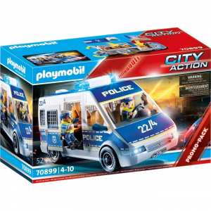PLAYMOBIL CITY ACTION ΑΣΤΥΝΟΜΙΚΟ ΛΕΩΦΟΡΕΙΟ ΜΕ ΦΩΤΑ ΚΑΙ ΗΧΟ 70899