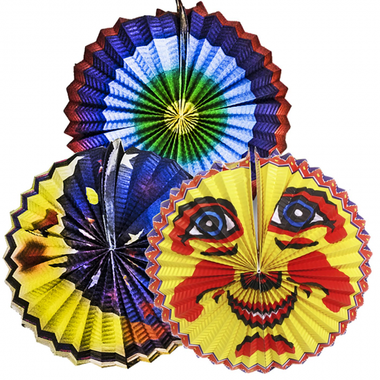 ΦΑΝΑΡΑΚΙ ΜΠΑΛΑ ΧΑΡΤΙΝΗ ΣΧΕΔΙΑ Φ30CM 73-58