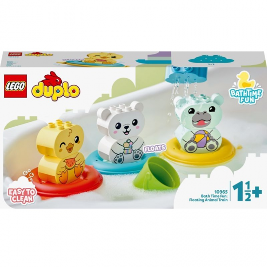 LEGO DUPLO - BATH TIME FUN ΔΙΑΣΚΕΔΑΣΗ ΣΤΟ ΜΠΑΝΙΟ ΠΛΩΤΟ ΤΡΕΝΟ ΓΙΑ ΖΩΑ 10965