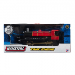 TEAMSTERZ AS COMPANY - ΤΡΕΝΑΚΙ ΜΗΧΑΝΗ ΚΟΚΚΙΝΟ 1:55 TANK ENGINE ΜΕ ΦΩΤΑ & ΗΧΟΥΣ 7535-70063