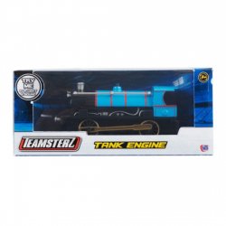 TEAMSTERZ AS COMPANY - ΤΡΕΝΑΚΙ ΜΗΧΑΝΗ ΜΠΛΕ 1:55 TANK ENGINE ΜΕ ΦΩΤΑ & ΗΧΟΥΣ 7535-70063