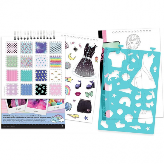 MAKE IT REAL - FASHION DESIGN SKETCHBOOK PASTEL POP 3205